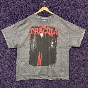 Scars of Dracula Theatre Poster Vampire Horror T-Shirt 2XL